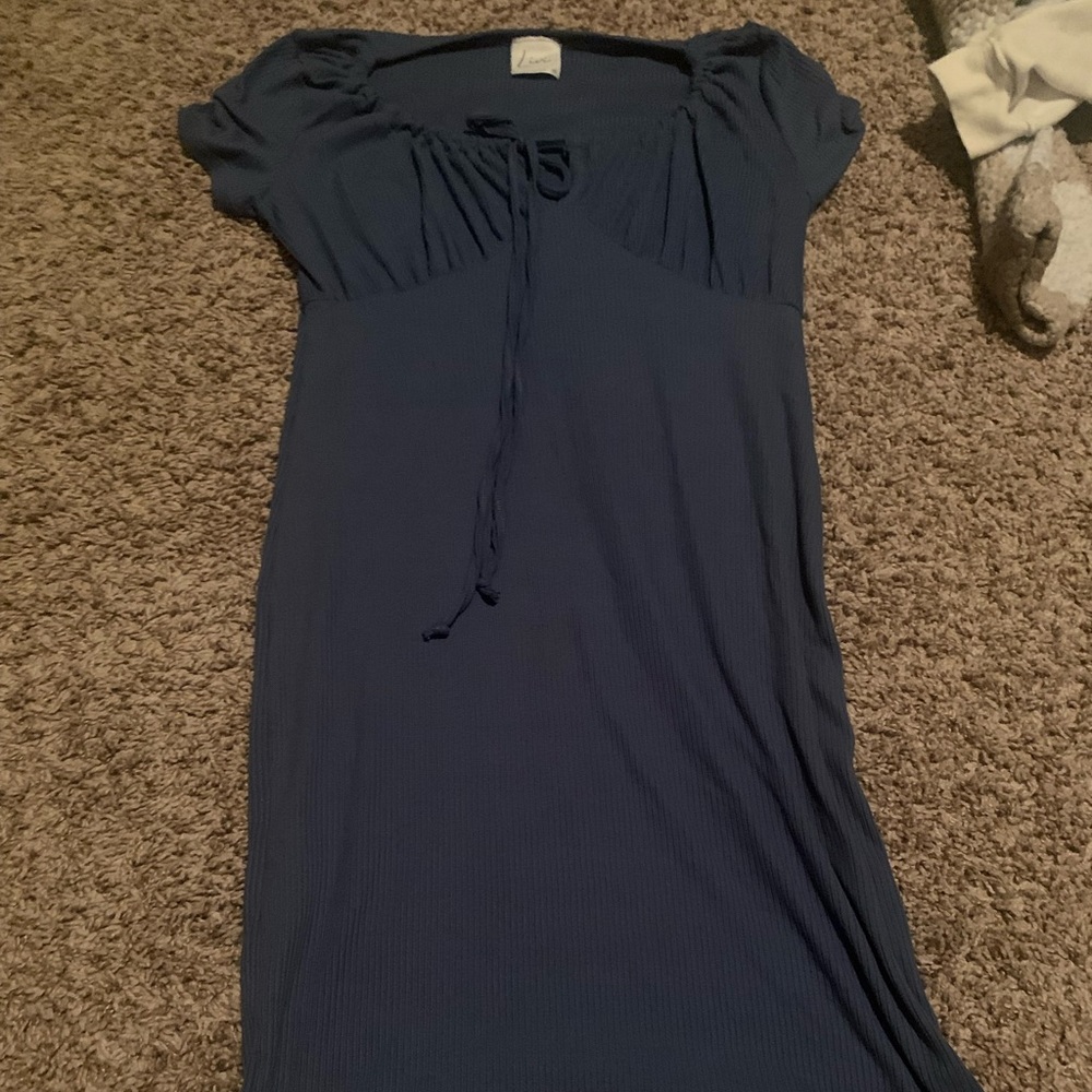 Blue dress